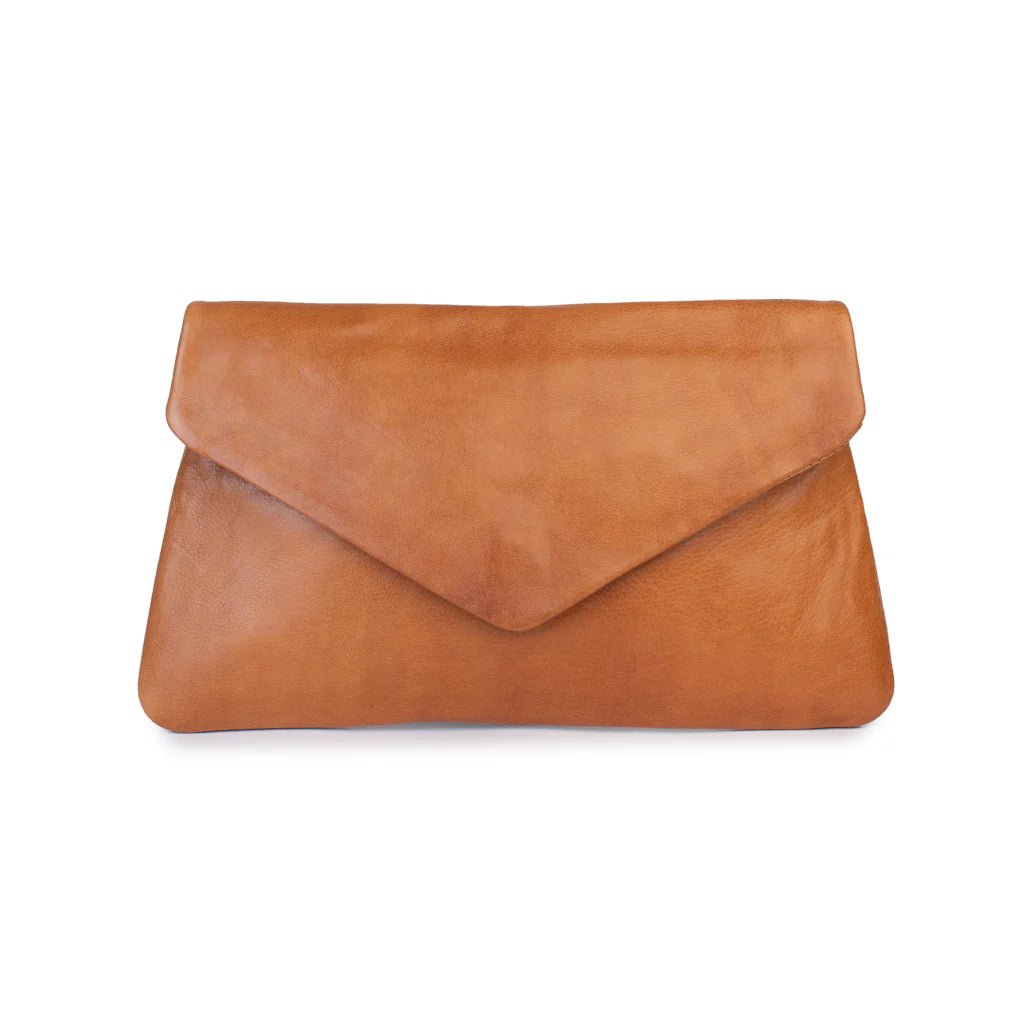 Tan Riley Clutch