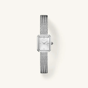 Mini Octagon Silver Watch