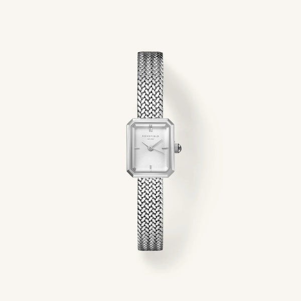 Mini Octagon Silver Watch