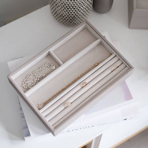 Taupe Classic Ring & Bracelet Layer