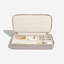 Load image into Gallery viewer, Taupe Sleek Necklace Travel Jewellery Box
