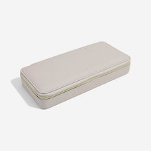 Load image into Gallery viewer, Taupe Sleek Necklace Travel Jewellery Box

