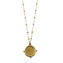 Load image into Gallery viewer, Rosario Necklace With Threepence
