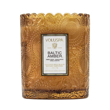 Load image into Gallery viewer, Voluspa Baltic Amber Scalloped Candle
