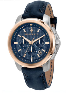 Maserati Successo Chrono Navy Blue Watch
