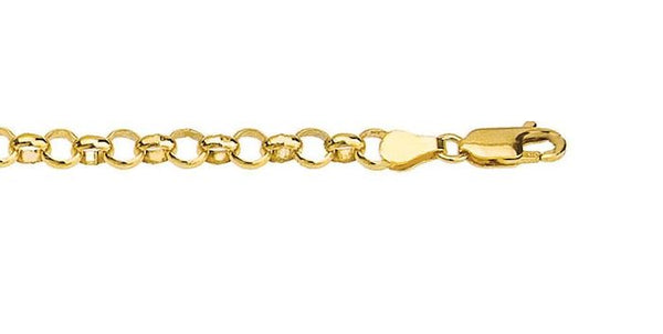 Gold Round Belcher Bracelet