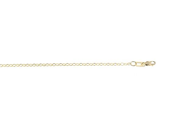 Gold Oval Belcher Chain 50cm