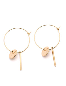 Pastiche Gold Desert Moon Earrings