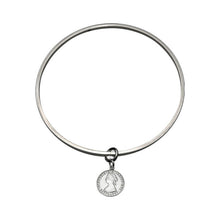 Load image into Gallery viewer, Square Edge Bangle with Mini Coin
