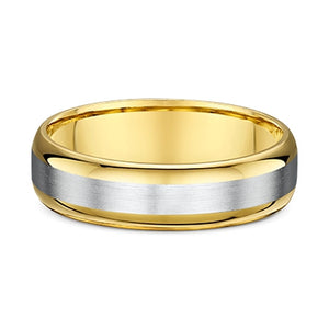 Two Tone Classic Gents Ring