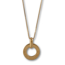 Load image into Gallery viewer, Box Chain Necklace With Von Treskow Disc

