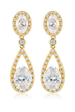 Load image into Gallery viewer, Gold Radiance Drop Stud Earrings
