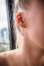 Load image into Gallery viewer, Rose Radiance Drop Earrings
