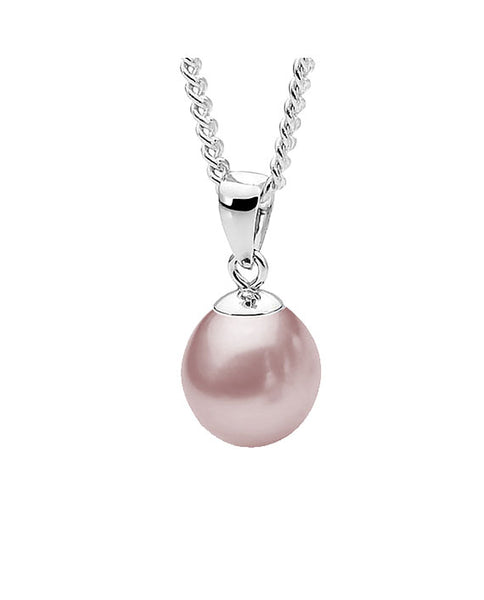Dyed Pink Fresh Water Pearl Pendant