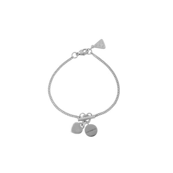 Flat Heart & VT Disc Bracelet