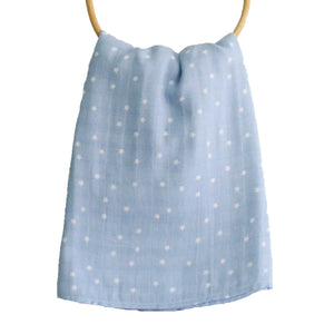 Muslin Swaddle Starry Night Blue