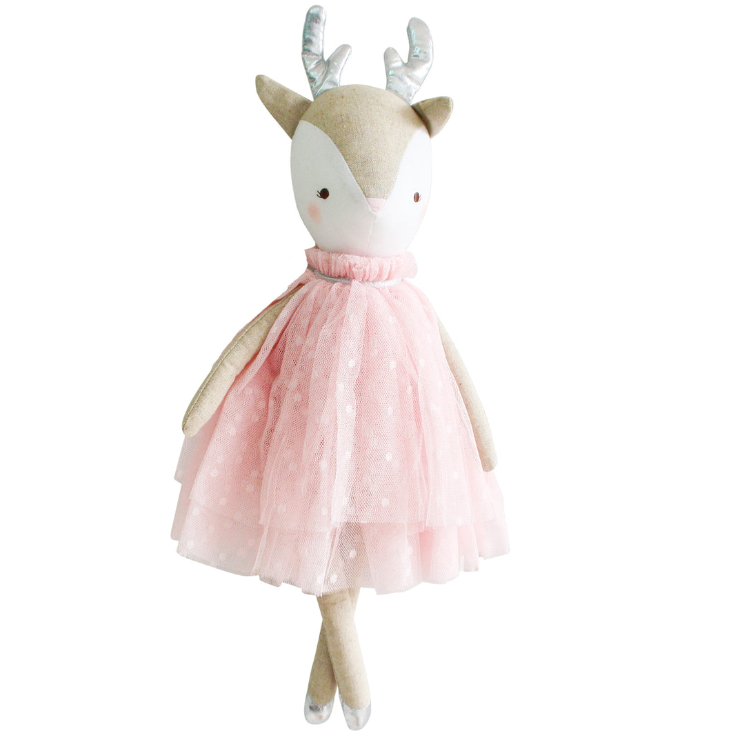 Angelica Reindeer 43cm Pale Pink