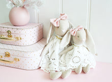 Load image into Gallery viewer, Baby Broderie Bunny 25cm
