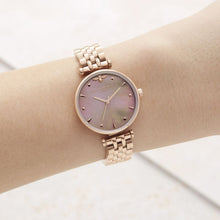 Load image into Gallery viewer, Rose Mother of Pearl Watch
