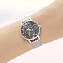 Load image into Gallery viewer, Celestial Silver Mesh Watch
