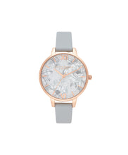 Load image into Gallery viewer, Terrazzo Florals Eco Light Grey &amp; Rose Gold Watch

