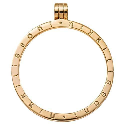 Nikki Lissoni Plain Gold Plate Large 45mm Coin Holder