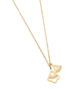 Wind and Chimes Gold Necklace