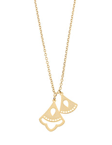 Wind and Chimes Gold Necklace