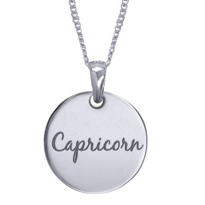 Capricorn Star Sign Necklace