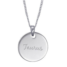 Load image into Gallery viewer, Taurus Star Sign Necklace
