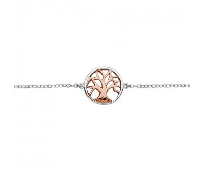 Tree of Life Bracelet - Rose & Silver
