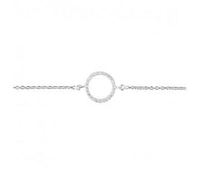 Load image into Gallery viewer, Cubic Zirconia Open Circle Bracelet
