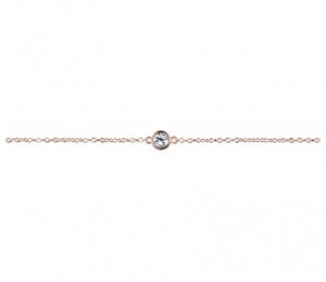 Fine Cubic Zirconia Bracelet - Rose