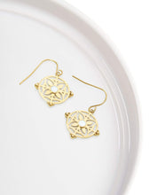 Load image into Gallery viewer, Gold Sila Drop Earrings
