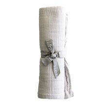 Load image into Gallery viewer, Organic Muslin Grey Swaddle

