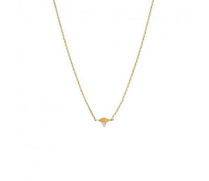 Petite Gold Cubic Zirconia Necklace