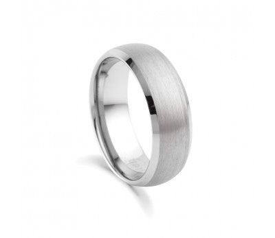 Men's Tungsten Matte Finish Ring