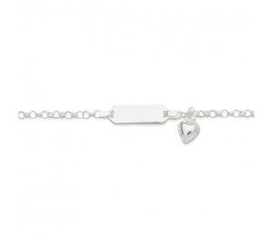 Baby ID Bracelet with Heart